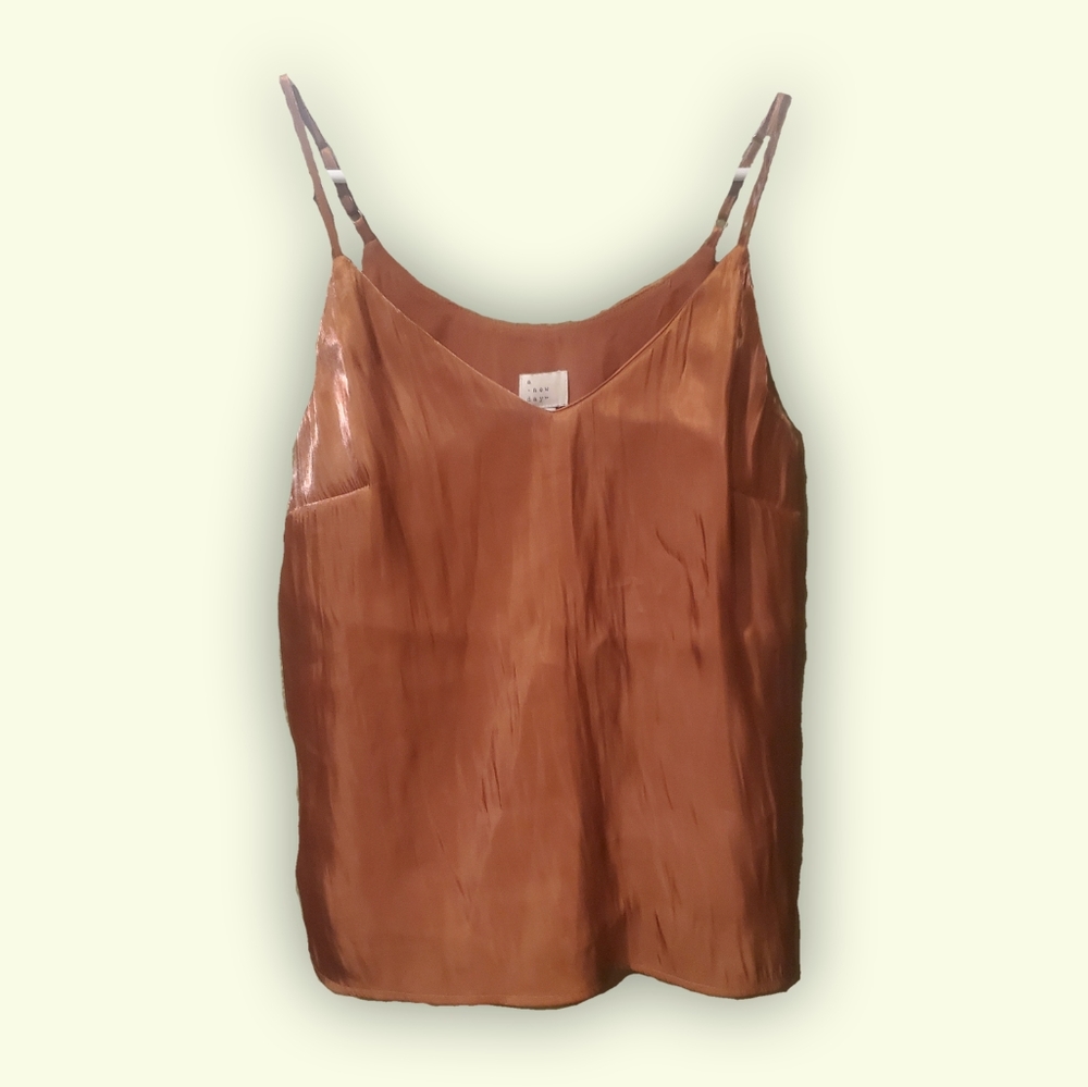 Classy Brown Silk Cami